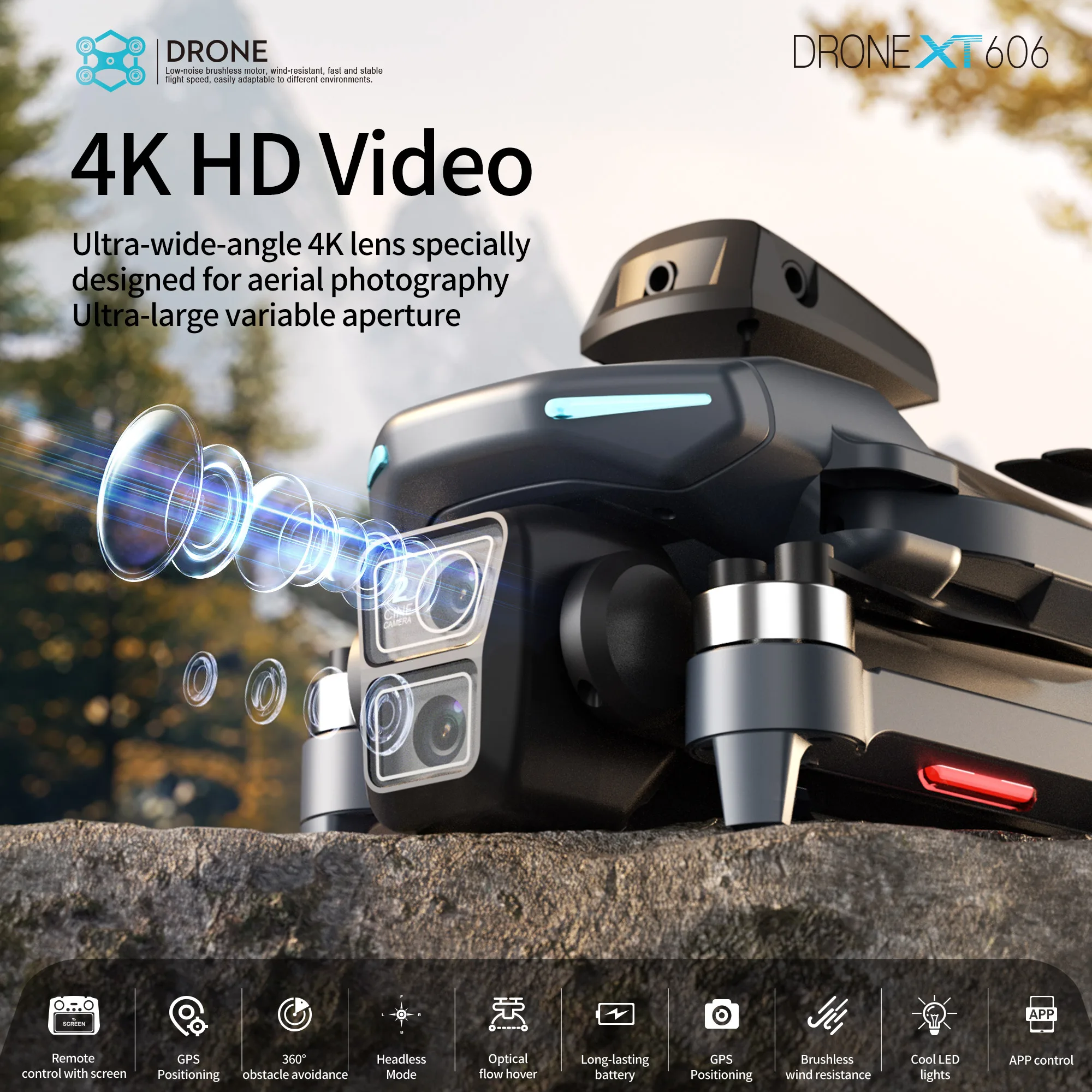 โดรนรุ่น Original XT606 ระดับม - Drone Thermal Imaging บทวิจารณ์และราคา