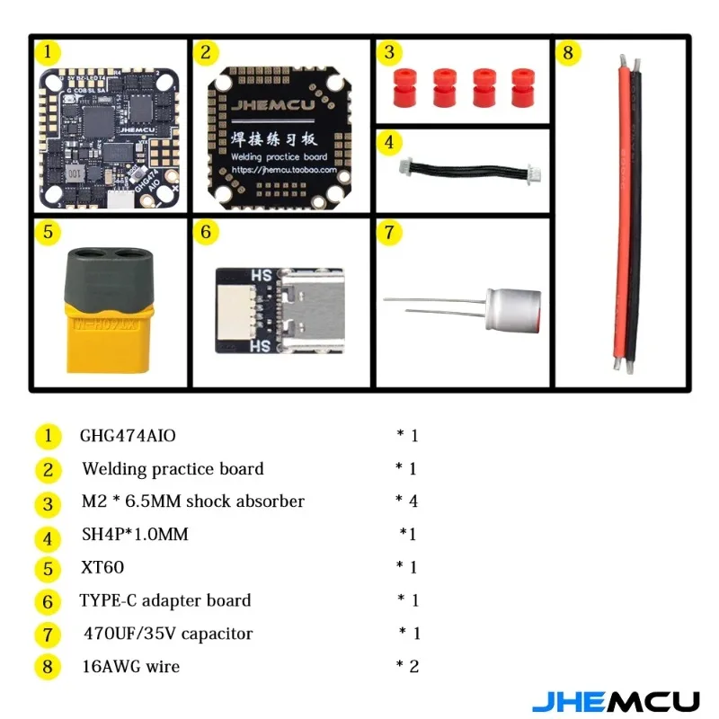JHEMCU GHG474AIO 40A AIO ชุดคว - Betaflight Fc F4 บทวิจารณ์และราคา