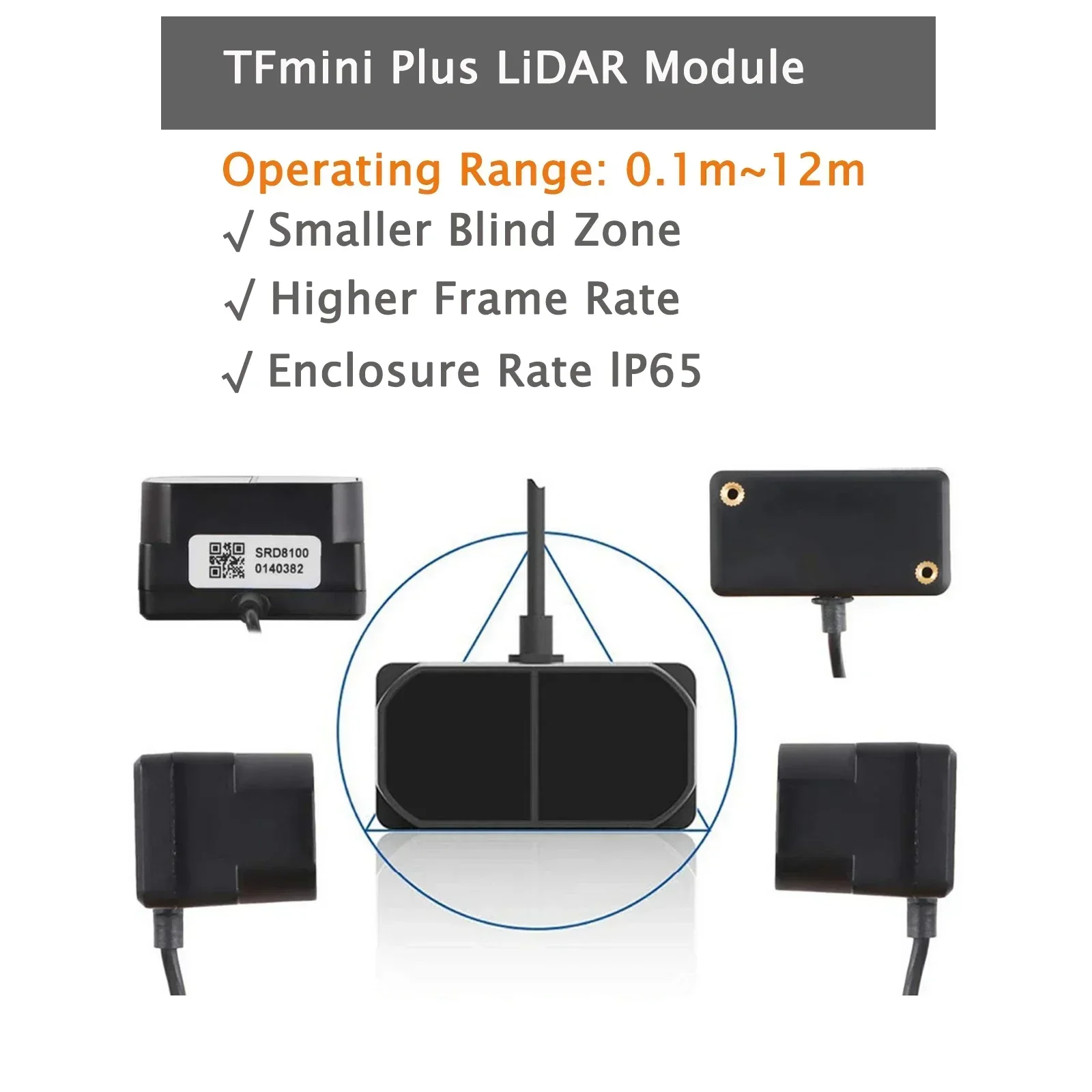 โมดูลเซ็นเซอร์ LiDAR รุ่น TFmi - Drone Lidar บทวิจารณ์และราคา